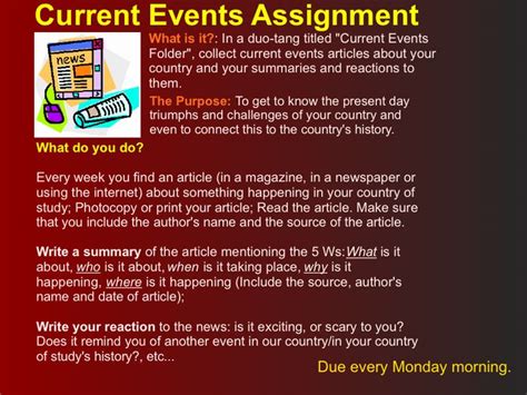 Current Event Paper Format Beautiful How To Write A Current Events