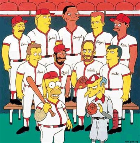 Homer J Simpson On Twitter Me And My Old Softball Team Pals They
