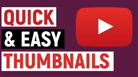 How To Make A Youtube Thumbnail Youtube