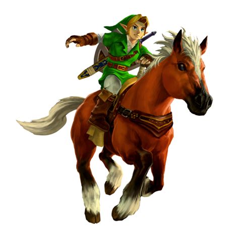 Megapost juegos de psp 2. The Legend of Zelda: Ocarina 3D - Link + Epona render