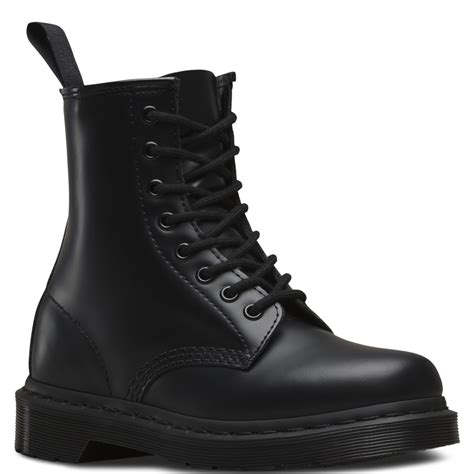 Unisex Adults Dr Martens 1460 Mono Originals Core Leather Black Boots