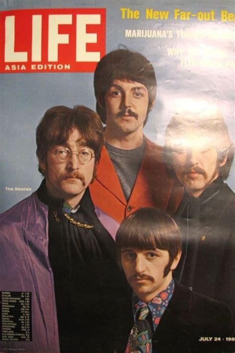 Henry Grossmans Life Magazine Beatle Poster From 1967 Asia Edition