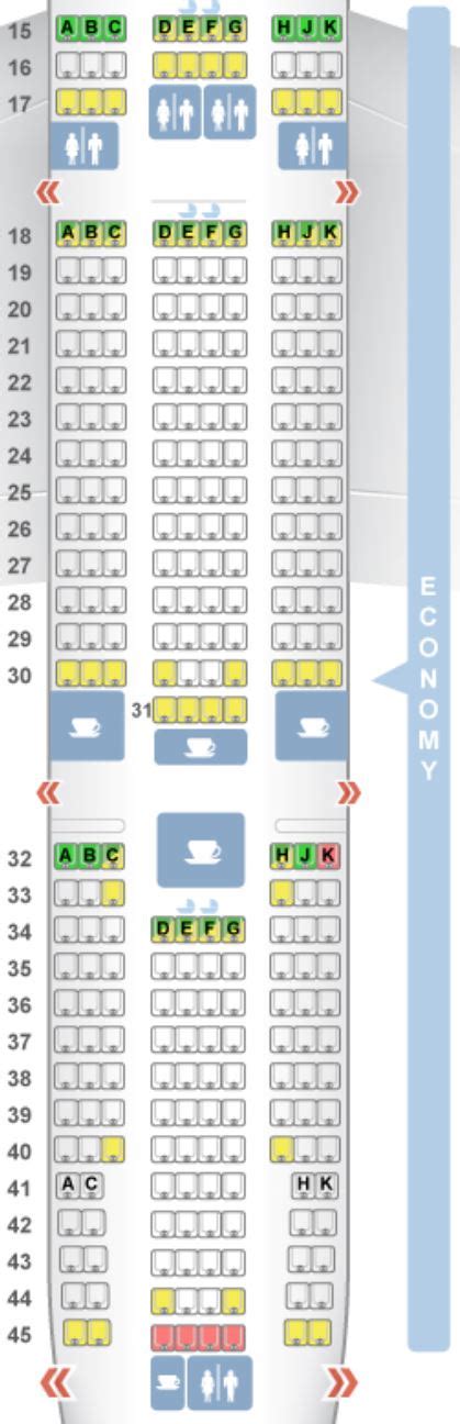 Etihad Boeing 777 Seat Map