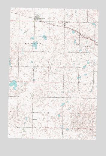 Mercer Nd Topographic Map Topoquest