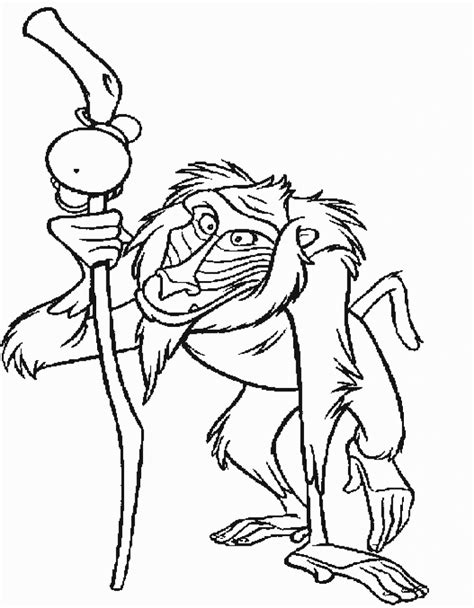 Above picture is far too dark, but in the event the scale is a small bit moved over, the picture starts to look far. Lion King Rafiki Coloring Pages | K5 Worksheets | Horse ...