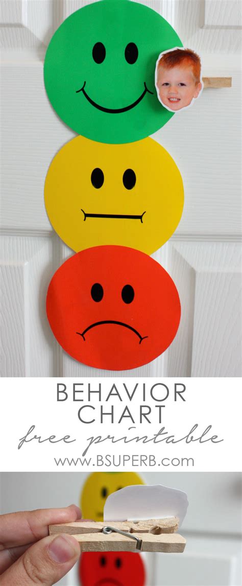 Toddler Behavior Chart B Superb