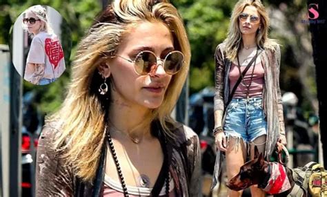 Paris Jackson Flaunts Her Conditioned Legs In Cut Off