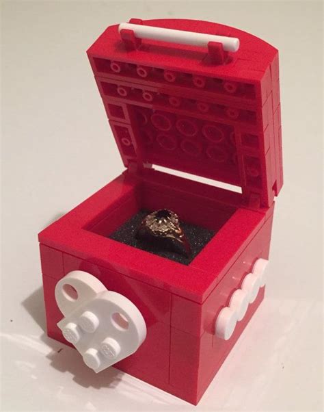 Lego Wedding Ring Box Wedding Ring Valentine By Ourbricklibrary Lego