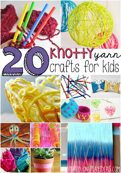 20 Knotty Yarn Crafts For Kids