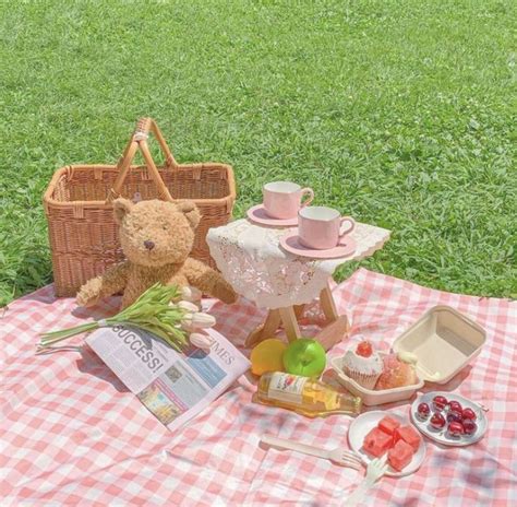Pink Picnic Aesthetic In 2023 Picnic Picnic Inspiration Cottagecore