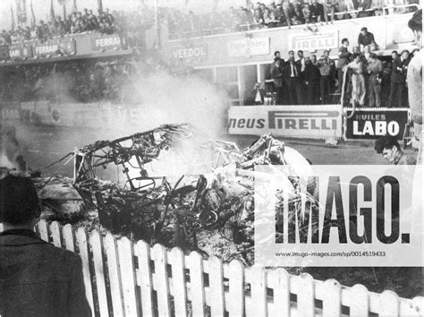 The Tangled Wreckage Of Pierre Levegh S Mercedes After The Disaster