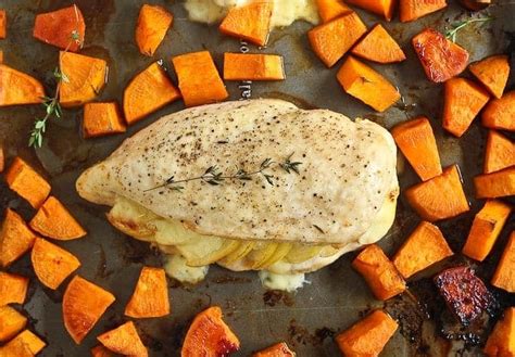 Fill slowly so that the skins do not burst, and twist the finished sausages into the required size. Apple Gouda Stuffed Chicken Breasts with Smoky Roasted ...