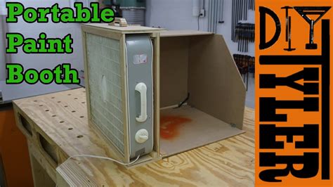 Needless to say, spraying furniture instead of hand painting, staining, and polyurethaning would greatly improve my. Portable Paint Spray Booth | How To - DIYTyler