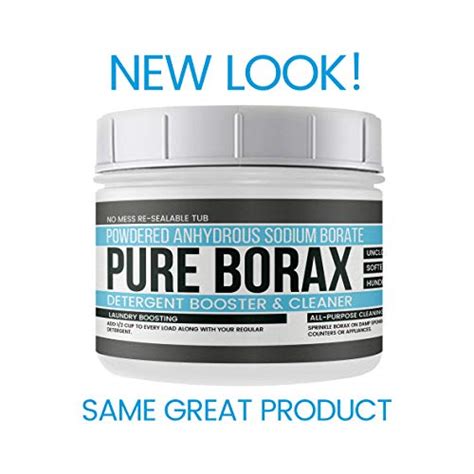 Borax Powder 2 Lbs By Earthborn Elements Resealable Tub All
