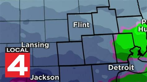 Tracking Snowfall As Metro Detroit Stays Mostly Mild Until Friday Youtube