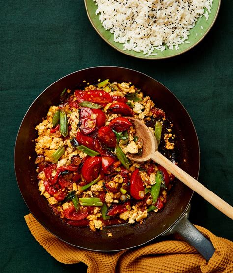 Vegan Latest Meera Sodhas Vegan Recipe For Tomato And Tofu Stir Fry With Sesame Rice