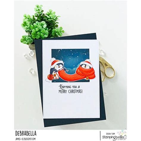 Maybe you would like to learn more about one of these? Tampon Stampingbella knitting penguin toutencolle