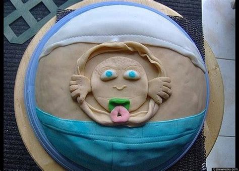The Great American Disconnect Political Comments Baby Shower Cake