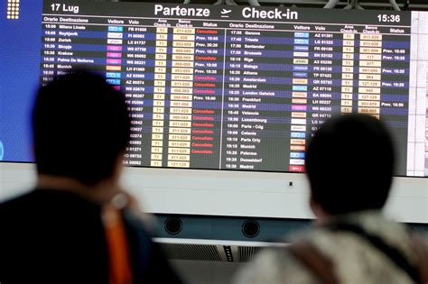 500 Flights Scrapped In Italy By 4 Hour Aviation Strikes Wtop News