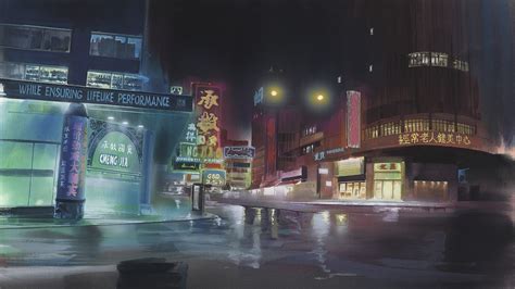 Concept Art From Original Ghost In The Shell Anime