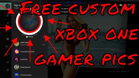 How To Get Free Custom Xbox One Gamer Pics Youtube