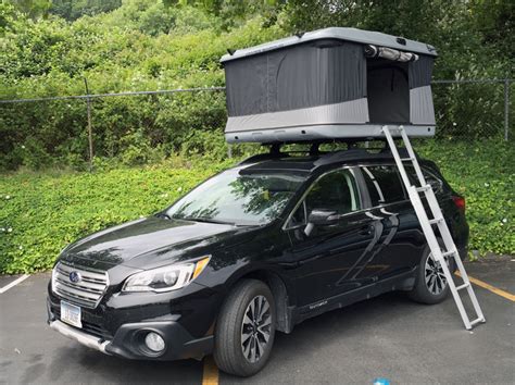 We've partnered up with a fan made discord group to bring people the total cost of the entire subaru baja with sti conversion and mattracks setup was in fact around 50k. Subaru Forester Tent & James Baroud Evasion Rooftop Tent