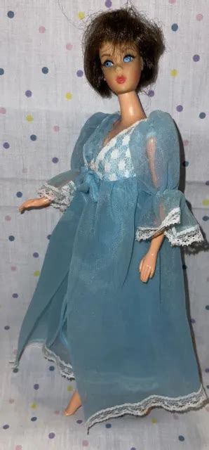 MATTEL VINTAGE HAIR Fair Barbie Doll Mod Era Brunette Dreamy Delight PicClick