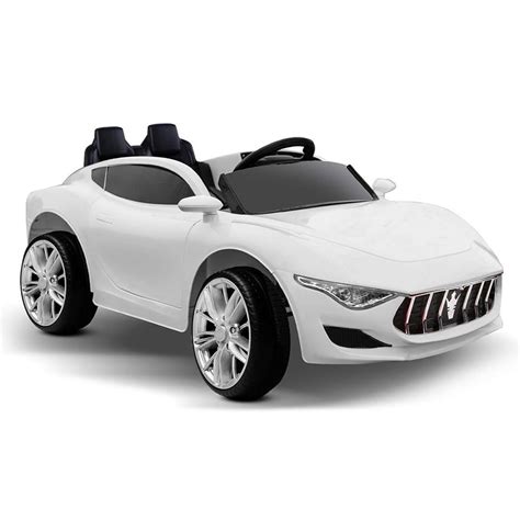 Classic Appeal Kids Ride On Sports Car White Crazy Sales