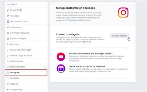 Facebook Descubre Cómo Conectar Una Página Con Instagram Y Whatsapp