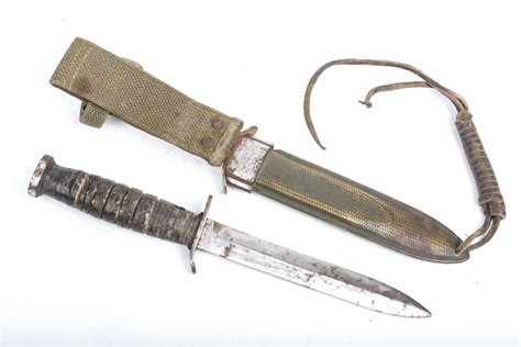 Us M3 Fighting Knife With M8 Scabbard Fjm44