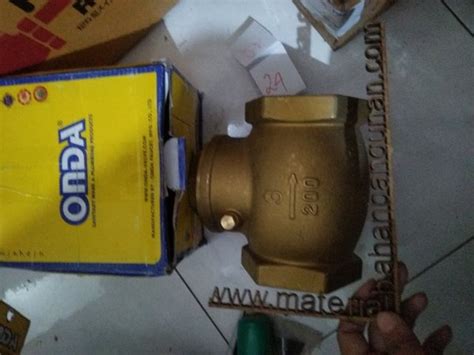 Jual Check Valve Onda 3 Inch Klep Satu Arah Pembuka Jalur Air Pipa Di