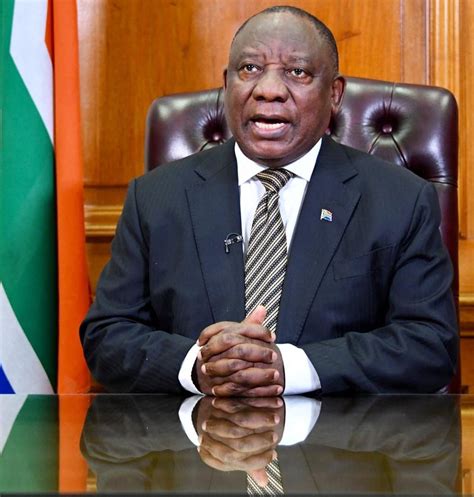 He is the fifth and current president of south africa, as a result of the resignation of jacob zuma, having taken office following a vote of the national assembly on 15 february 2018. Ramaphosa announces move to level 1