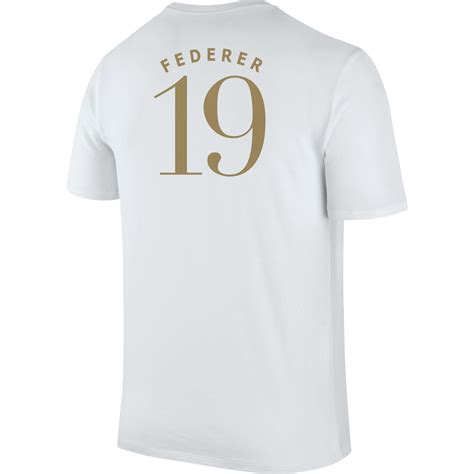 Nike Mens Federer 19 Limited Edition T Shirt White