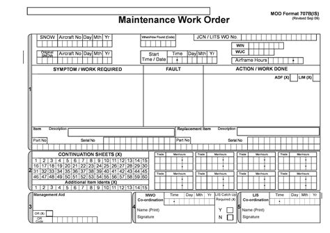 40 Order Form Templates Work Order Change Order More