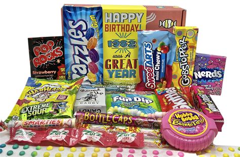 Buy Retro Candy Yum 1982 41st Birthday Nostalgic Candy T Basket