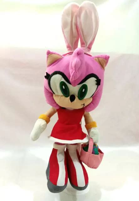Amy Rose Bunny Sonic Hedgehog Happy Easter Mascot 13 Plush Toy Network
