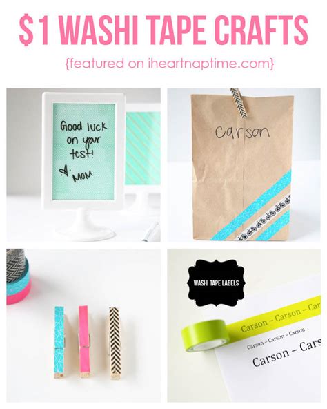 Cute And Easy 1 Washi Tape Crafts The Inspiration Board