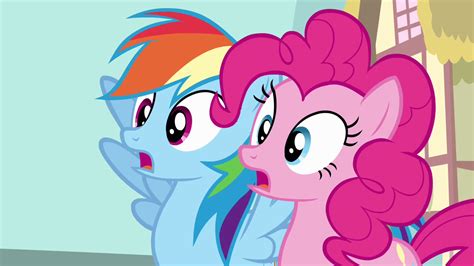 Image Rainbow Dash And Pinkie Pie Gasp S4e12png My Little Pony