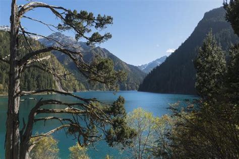Long Lake Jiuzhaigou National Park Unesco World Heritage Site