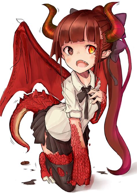 Dragon Tf By Rufsnart On Deviantart Dragon Girl Anime Girl Character Art