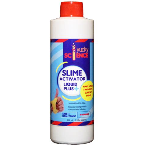 Buy Yucky Science Slime Activator Liquid Plus 200 Ml Bottle Make Your