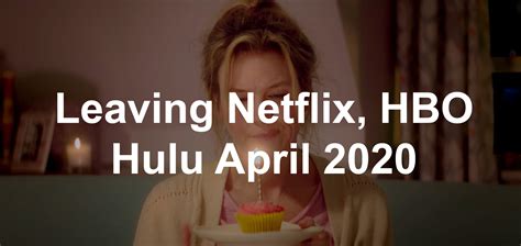 I knew it was impacting every single police academy movie is leaving netflix in april (i've actually never seen any of these). Leaving Netflix, HBO, Hulu April 2020
