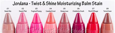 Valentine Kisses Jordana Twist Shine Moisturizing Balm Stains All