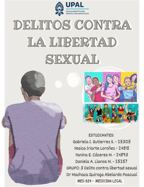 Delitos Contra La Libertad Sexual Daniela Llanos Udocz