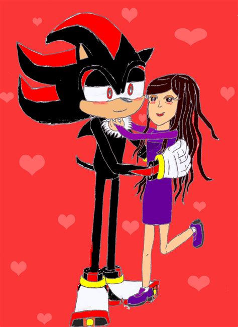 Shadow And Rachel My Oc This Is Also A Drawing By Me Sonic Fan