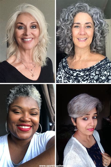 Gray Hair Transition Stories Grey Hair Transformation Transition To Gray Hair Grey Hair