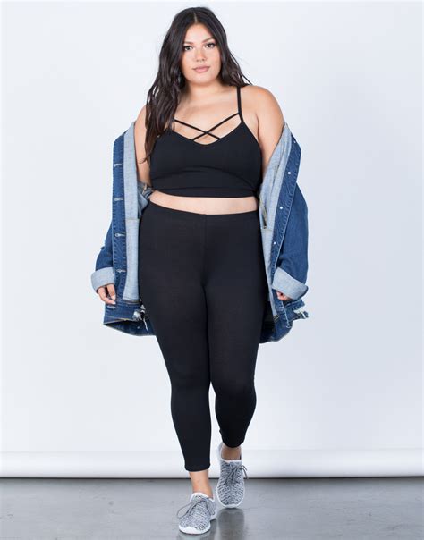 Plus Size On The Go Leggings 2020ave