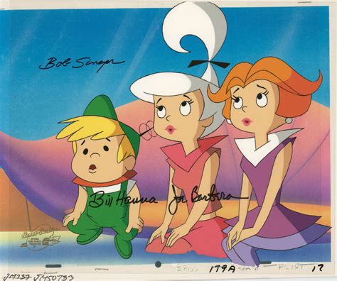 The Jetsons Production Animation Art Cel From 1990 Jetsons The Etsy