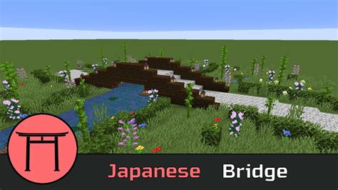 Minecraft Building Tutorial How To Build A Japanese Bridge Youtube