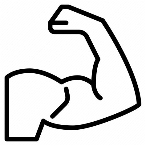 Fitness Hand Muscle Strong Icon Download On Iconfinder